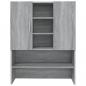 Preview: Waschmaschinenschrank Grau Sonoma 70,5x25,5x90 cm