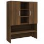 Preview: Waschmaschinenschrank Braun Eichen-Optik 70,5x25,5x90 cm