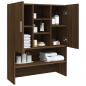 Preview: Waschmaschinenschrank Braun Eichen-Optik 70,5x25,5x90 cm