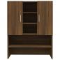 Preview: Waschmaschinenschrank Braun Eichen-Optik 70,5x25,5x90 cm