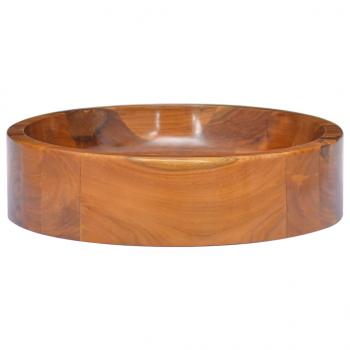 Waschbecken Massivholz Teak ?40x10 cm