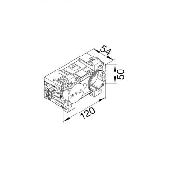 Hager GS12019016 Steckdose+Feinschutz Frontrastend, verkehrsweiß