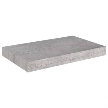 Schweberegale 4 Stk. Betongrau 40x23x3,8 cm MDF