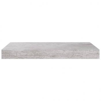 Schweberegale 4 Stk. Betongrau 40x23x3,8 cm MDF