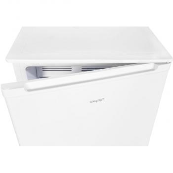 Exquisit KS116-0-041E Kühlschrank, 48cm breit, 90 L, LED-Beleuchtung, weiß