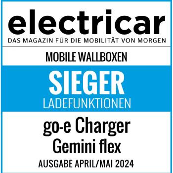 go-e Charger Gemini flex Wallbox 22kW, 32A, weiß (CH-04-22-01)