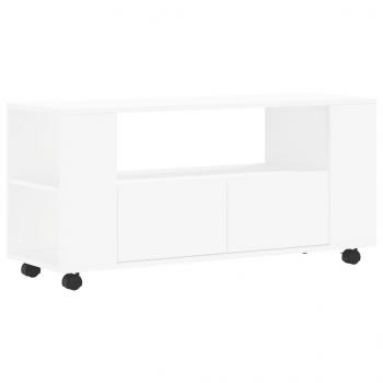 TV-Schrank Weiß 102x34,5x43 cm Holzwerkstoff