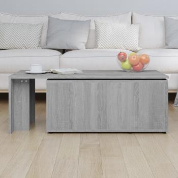 Couchtisch Grau Sonoma 150x50x35 cm Holzwerkstoff