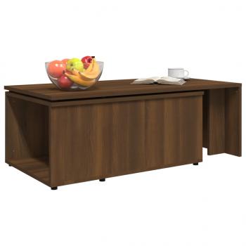 Couchtisch Braun Eichen-Optik 150x50x35 cm Holzwerkstoff