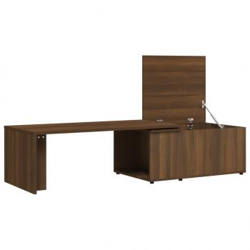 Couchtisch Braun Eichen-Optik 150x50x35 cm Holzwerkstoff