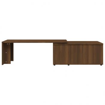 Couchtisch Braun Eichen-Optik 150x50x35 cm Holzwerkstoff