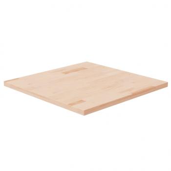 ARDEBO.de - Tischplatte Quadratisch 60x60x2,5 cm Eichenholz Unbehandelt