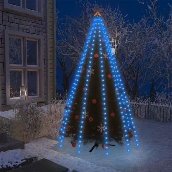 ARDEBO.de - Weihnachtsbaum-Lichternetz mit 300 LEDs Blau 300 cm