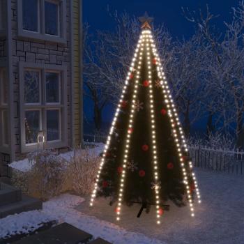 ARDEBO.de - Weihnachtsbaum-Lichternetz mit 400 LEDs Kaltweiß 400 cm