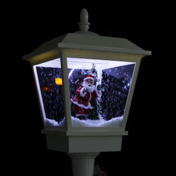 Weihnachts-Straßenlampe mit Weihnachtsmann 180 cm LED