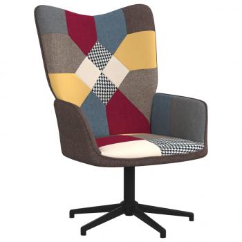 Relaxsessel mit Hocker Patchwork Stoff