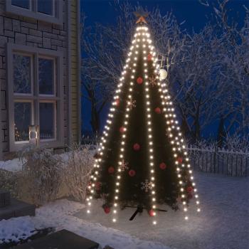 ARDEBO.de - Weihnachtsbaum-Lichternetz mit 300 LEDs Kaltweiß 300 cm