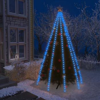 ARDEBO.de - Weihnachtsbaum-Lichternetz mit 400 LEDs Blau 400 cm