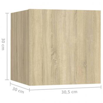 5-tlg. TV-Schrank-Sets Sonoma-Eiche Holzwerkstoff