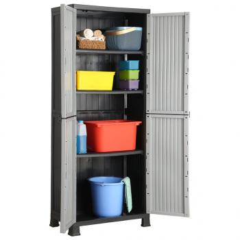 ARDEBO.de - Kunststoffschrank 68x39x171,5 cm