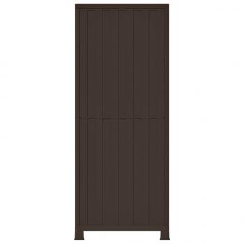 Kunststoffschrank 68x39x171,5 cm Rattan-Design