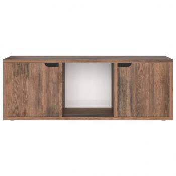 TV-Schrank Räuchereiche 88,5x27,5x30,5 cm Holzwerkstoff