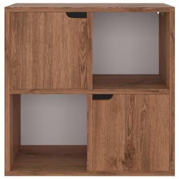 Bücherregal Braun Eichen-Optik 60x27,5x59,5 cm Holzwerkstoff