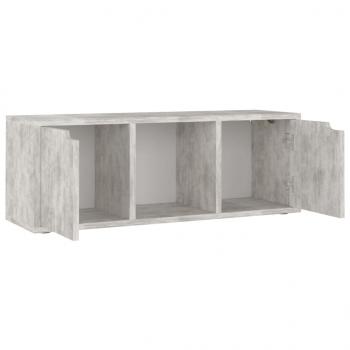 TV-Schrank Betongrau 88,5x27,5x30,5 cm Holzwerkstoff