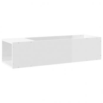 TV-Schrank Hochglanz-Weiß 100x24x32 cm Holzwerkstoff