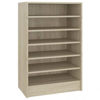 Schuhschrank Sonoma-Eiche 60x35x92 cm Holzwerkstoff