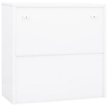 Büroschrank Weiß 90x40x90 cm Stahl 