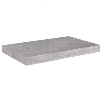 Schweberegale 4 Stk. Betongrau 50x23x3,8 cm MDF