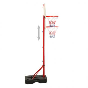 Tragbares Basketball-Spielset Verstellbar 138,5-166 cm