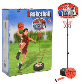 ARDEBO.de - Kinder Basketball Spiel-Set Verstellbar 120 cm