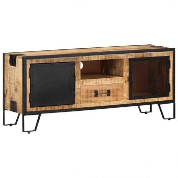 ARDEBO.de - TV-Schrank 110x31x46 cm Raues Mangoholz