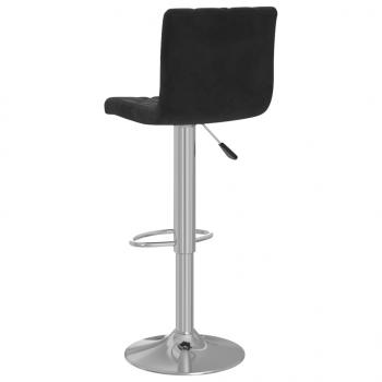 Barhocker 2 Stk. Schwarz Samt 