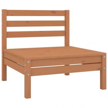 ARDEBO.de - Garten-Mittelsofa Honigbraun Massivholz Kiefer