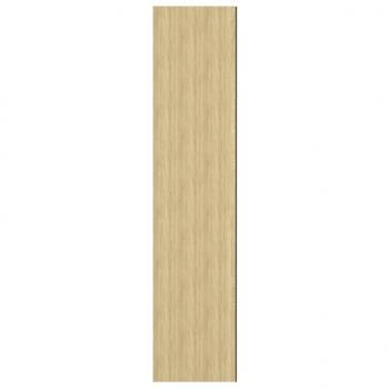 Bad-Spiegelschrank 60x15x75 cm MDF Weiß und Eiche-Optik