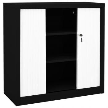 Schiebetürenschrank Stahl 90x40x90 cm Stahl