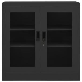 Büroschrank Anthrazit 90x40x90 cm Stahl 