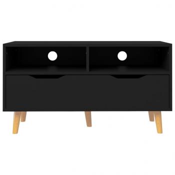 TV-Schrank Schwarz 90x40x48,5 cm Holzwerkstoff