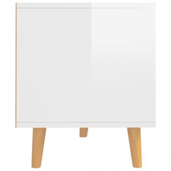 TV-Schrank Hochglanz-Weiß 90x40x48,5 cm Holzwerkstoff