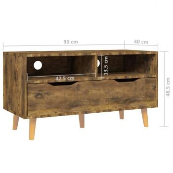 TV-Schrank Räuchereiche 90x40x48,5 cm Holzwerkstoff