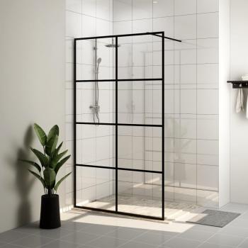 ARDEBO.de - Duschwand für Begehbare Dusche mit Klarem ESG Glas 115x195 cm