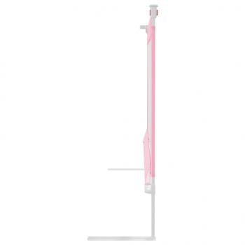 Kleinkind-Bettschutzgitter Rosa 100x25 cm Stoff