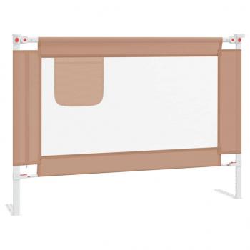 Kleinkind-Bettschutzgitter Taupe 90x25 cm Stoff