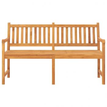 Gartenbank 3-Sitzer mit Tisch 150 cm Massivholz Teak