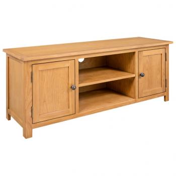 ARDEBO.de - TV-Schrank 110x35x44 cm Massivholz Eiche