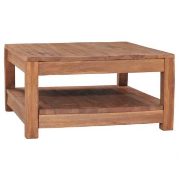 ARDEBO.de - Couchtisch 68x67x35 cm Massivholz Teak