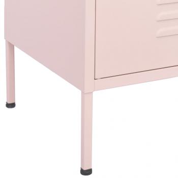 Lagerschrank Rosa 80x35x101,5 cm Stahl    